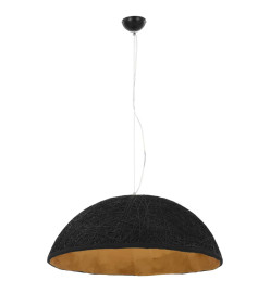 Lampe suspendue Noir et doré Ø70 cm E27