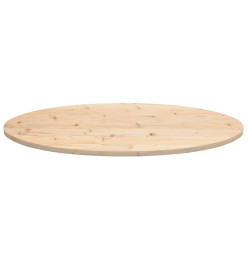 Dessus de table 90x45x2,5 cm bois de pin massif ovale