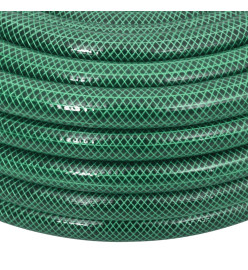 Tuyau d'arrosage avec jeu de raccords vert 0,9" 10 m PVC