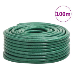 Tuyau d'arrosage vert 1,3" 100 m PVC