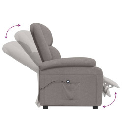 Fauteuil Taupe Tissu