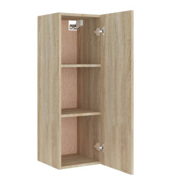 Ensemble de meubles TV 4 pcs Chêne sonoma Bois d'ingénierie