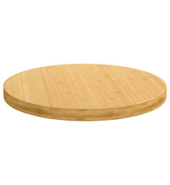 Dessus de table Ø80x4 cm bambou