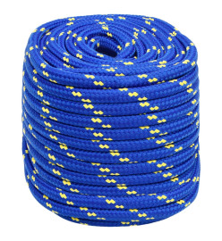 Corde de bateau Bleu 16 mm 100 m Polypropylène