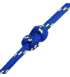 Corde de bateau Bleu 16 mm 100 m Polypropylène