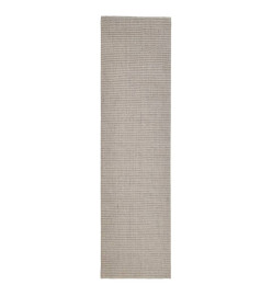 Tapis en sisal pour griffoir sable 80x300 cm