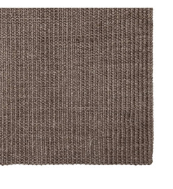 Tapis en sisal pour griffoir marron 66 x 350 cm