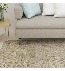 Tapis en sisal pour griffoir taupe 80x350 cm