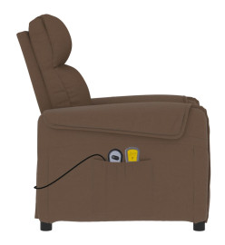 Fauteuil de massage Marron Tissu