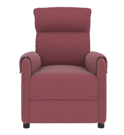 Fauteuil de massage Rouge bordeaux Tissu