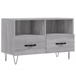 Meuble TV Sonoma gris 80x36x50 cm Bois d'ingénierie