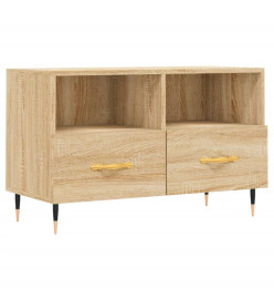 Meuble TV Chêne sonoma 80x36x50 cm Bois d'ingénierie