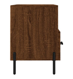 Meuble TV Chêne marron 80x36x50 cm Bois d'ingénierie