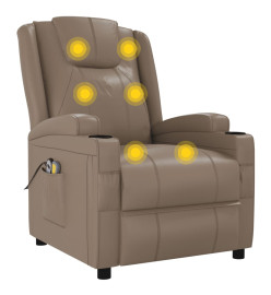 Fauteuil de massage électrique Cappuccino Similicuir