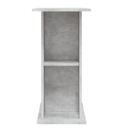 Support d'aquarium gris béton 36x75x72,5 cm bois d'ingénierie