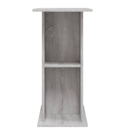 Support d'aquarium sonoma gris 36x75x72,5 cm bois d'ingénierie