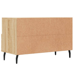 Meuble TV Chêne sonoma 80x36x50 cm Bois d'ingénierie