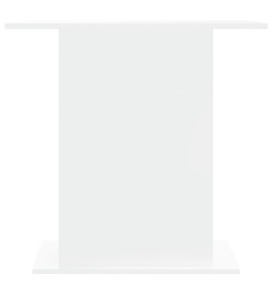 Support pour aquarium blanc 36x75x72,5 cm bois d'ingénierie