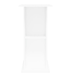 Support pour aquarium blanc 36x75x72,5 cm bois d'ingénierie