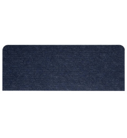 Tapis d'escalier auto-adhésifs 15 pcs 65x24,5x3,5 cm Bleu