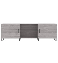 Meuble TV sonoma gris 150x30x50 cm bois d'ingénierie