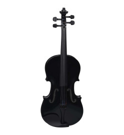 Ensemble de violon avec archet et mentonnière Noir 4/4