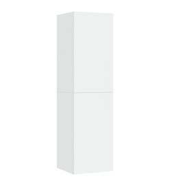 Meubles TV 2 pcs Blanc 30,5x30x110 cm Aggloméré