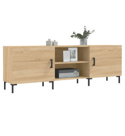 Meuble TV chêne sonoma 150x30x50 cm bois d'ingénierie