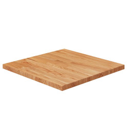 Dessus de table carré Marron clair50x50x2,5cm Bois chêne traité