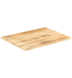 Dessus de table Bois de manguier solide 25-27 mm 80x70 cm