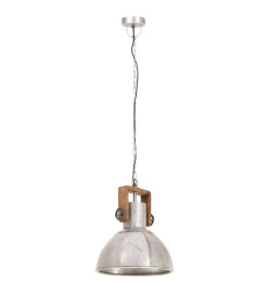 Lampe suspendue industrielle 25 W Argenté Rond 30 cm E27