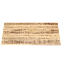 Dessus de table Bois de manguier solide 15-16 mm 60x60 cm