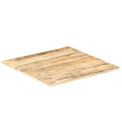 Dessus de table Bois de manguier solide 15-16 mm 60x60 cm