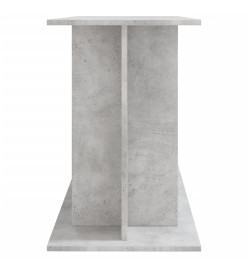 Support pour aquarium gris béton 120x40x60 cm bois d'ingénierie