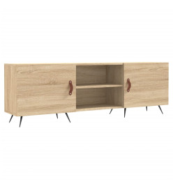 Meuble TV chêne sonoma 150x30x50 cm bois d'ingénierie