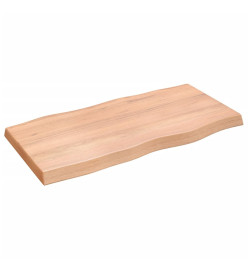 Dessus de table bois chêne massif traité bordure assortie