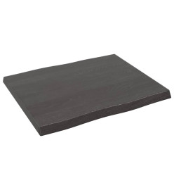 Dessus de table bois chêne massif traité bordure assortie