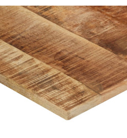 Dessus de table bois de manguier solide 15-16 mm 120x60 cm