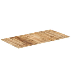 Dessus de table bois de manguier solide 15-16 mm 120x60 cm