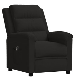 Fauteuil inclinable électrique noir velours