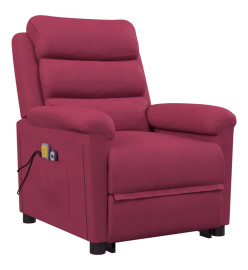 Fauteuil de massage Rouge bordeaux Velours