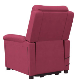 Fauteuil de massage Rouge bordeaux Velours