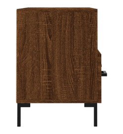 Meuble TV Chêne marron 80x36x50 cm Bois d'ingénierie