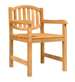 Ensemble à dîner de jardin 7 pcs Bois de teck solide