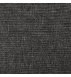 Repose-pied Gris foncé 78x56x32 cm Tissu