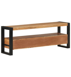 Meuble TV 120x30x45 cm bois d'acacia massif