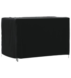 Housse de salon de jardin noir 140x70x90 cm imperméable 420D