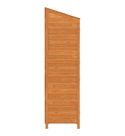 Remise de jardin Marron 102x52x174,5 cm Bois de sapin solide