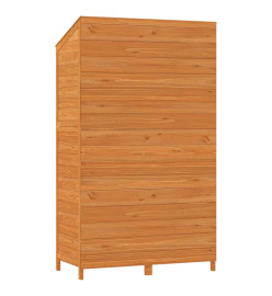 Remise de jardin Marron 102x52x174,5 cm Bois de sapin solide