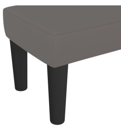 Banc Gris 70x30x30 cm Similicuir